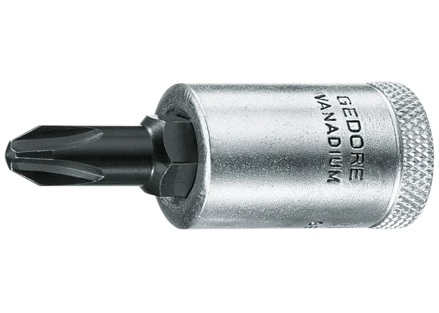 GEDORE 3/8" screwdriver bit socket for PH Phillips screws, catalog image no. 1