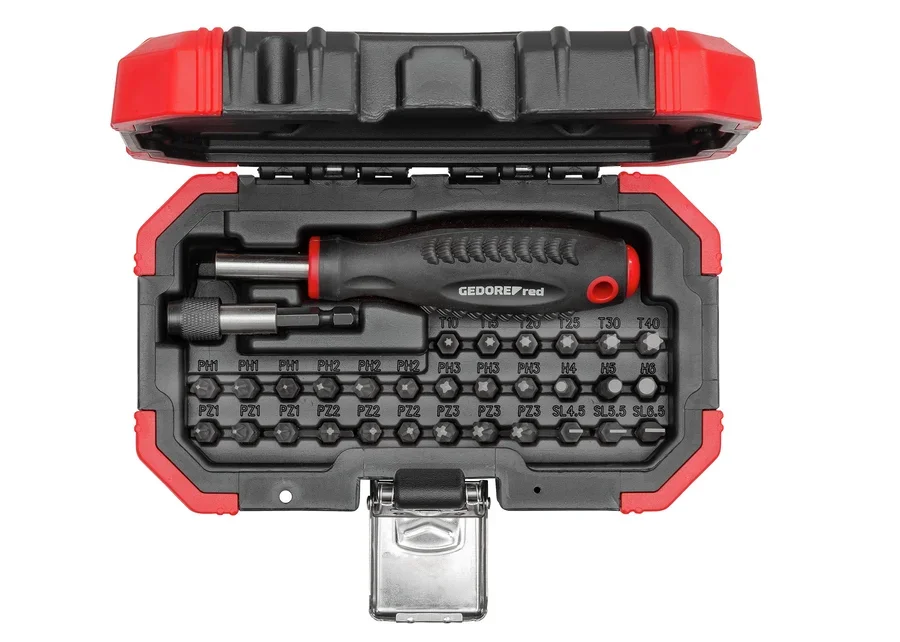 GEDOREred 32-piece 1/4" bit set, catalog image