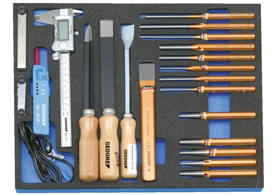 GEDORE tool assortment in 2/4 Check-Tool module, catalog image no. 1