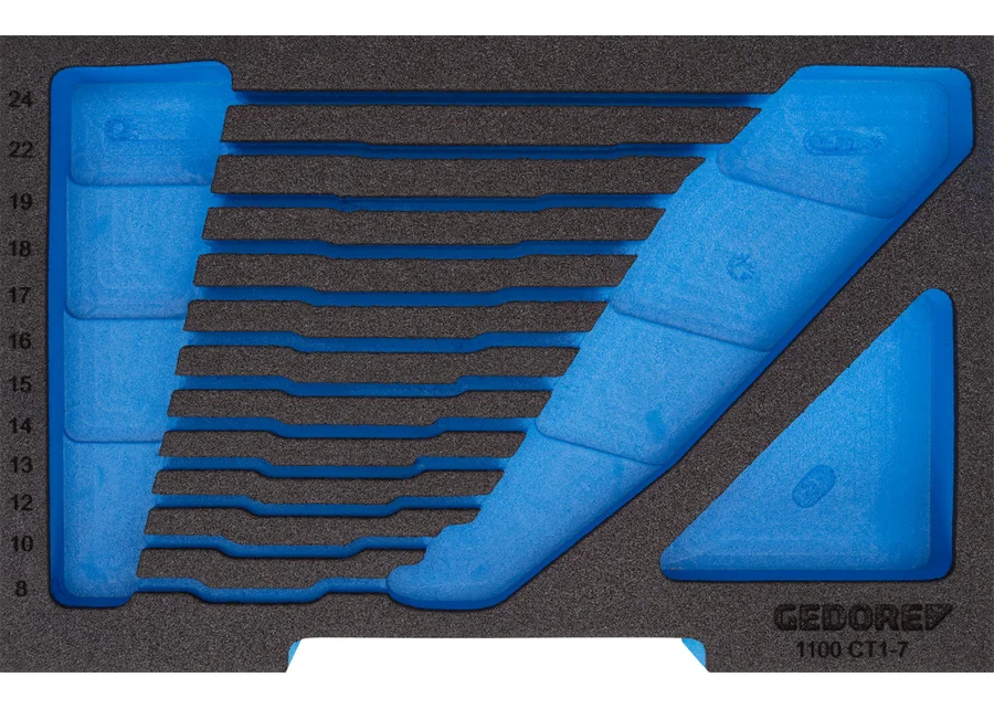 GEDORE empty foam insert for L-BOXX® 136, catalog image no. 1