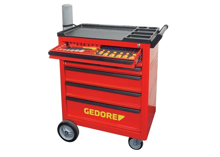 GEDORE Automotive Werkzeugwagen mit Hochvolt-Sortiment, Produktbild Nummer 1