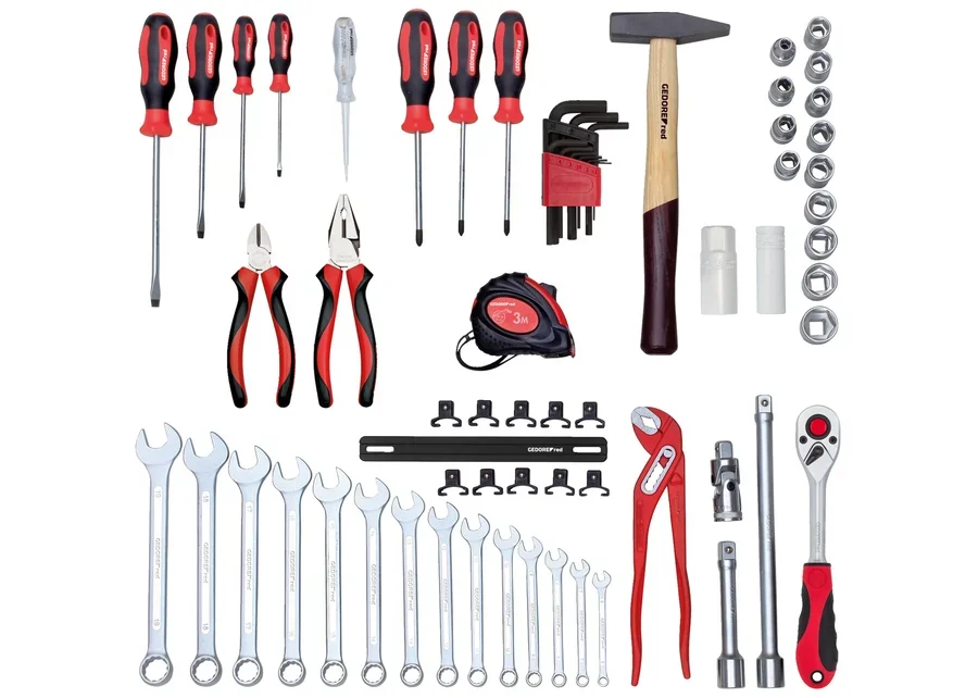 GEDOREred SCHRAUBER 57-piece universal set, catalog image