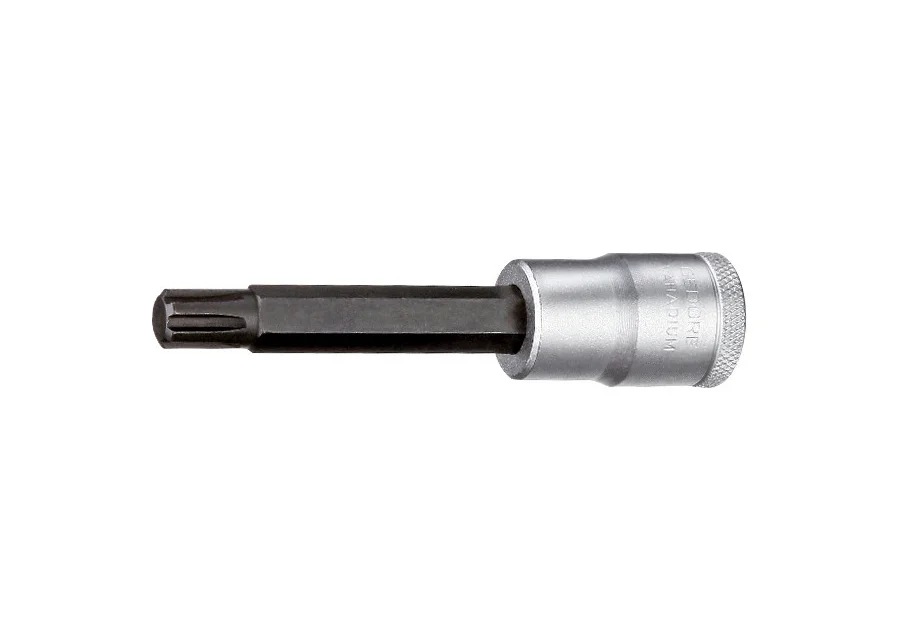 GEDORE long 1/2" screwdriver bit socket for RIBE® internal spline screws, catalog image no. 1