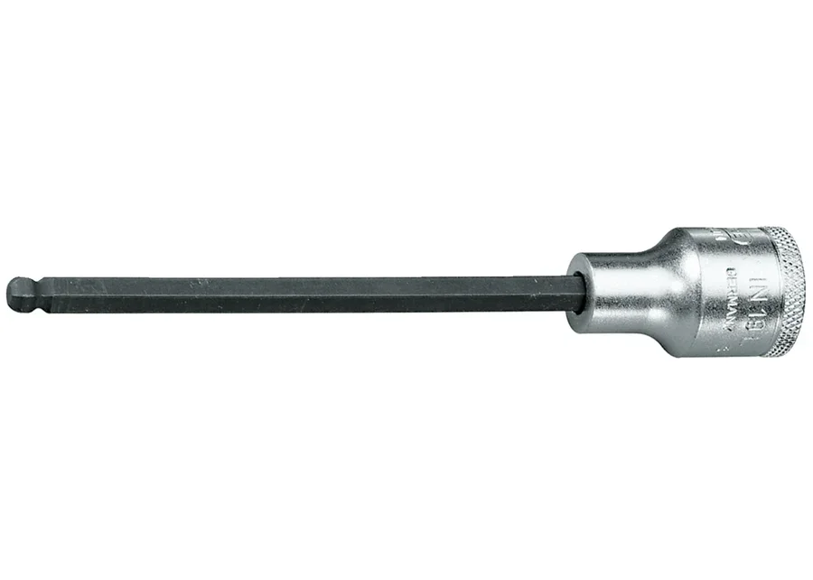 GEDORE 1/2" long ball-head screwdriver bit socket for hexagon socket screws, catalogue image no. 2