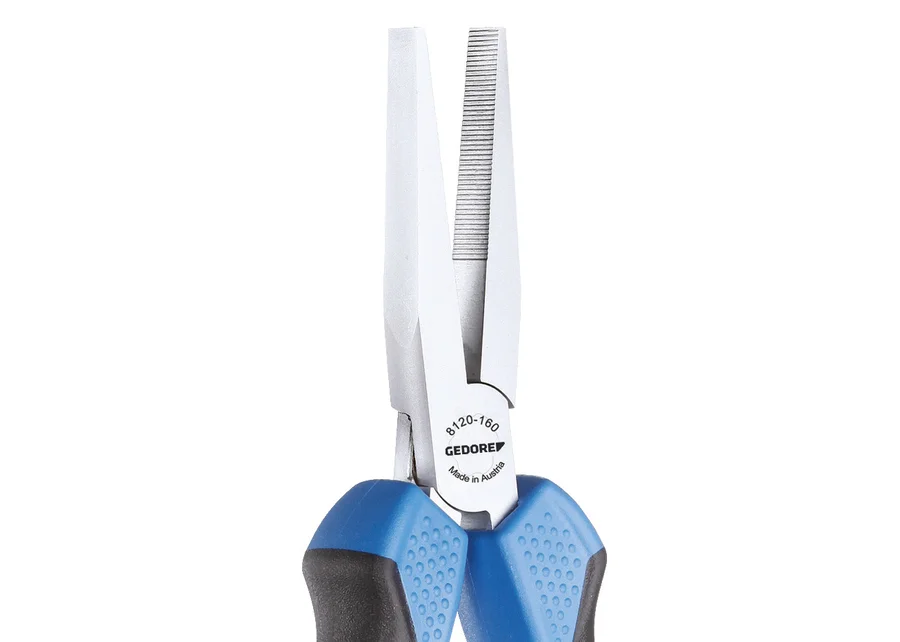GEDORE serrated flat-nose pliers, detail image