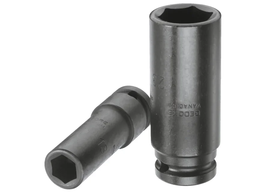 GEDORE 1/2" 6-point impact socket, long design, catalogue image