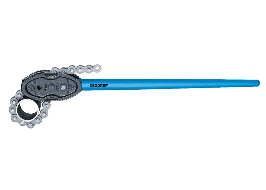 GEDORE chain pipe wrench, American model, catalogue image