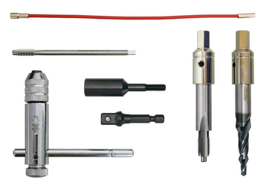 GEDORE Automotive M10x1.25 glow plug tool set, detail image
