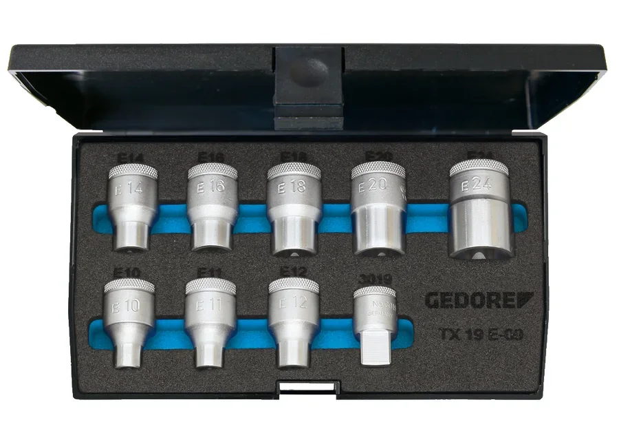 GEDORE Steckschlüssel-Satz 1/2" 9-teilig, Katalogbild