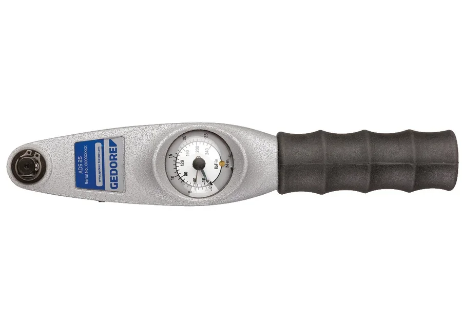GEDORE torque wrench with drag pointer 0.8 - 200 Nm / 7 lbf·in - 160 lbf·ft, catalogue image no. 1
