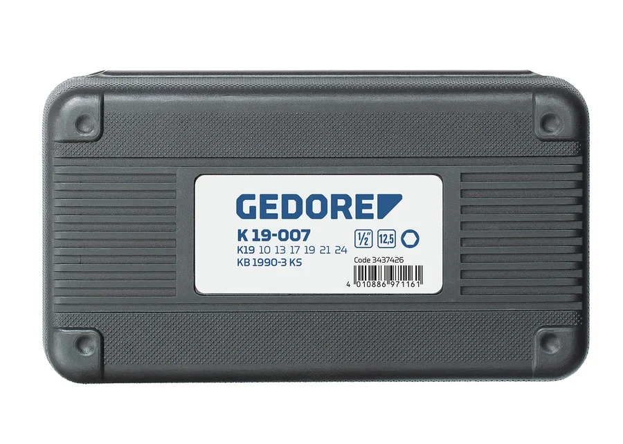 GEDORE 1/2" 7-piece impact socket set, product image no. 3
