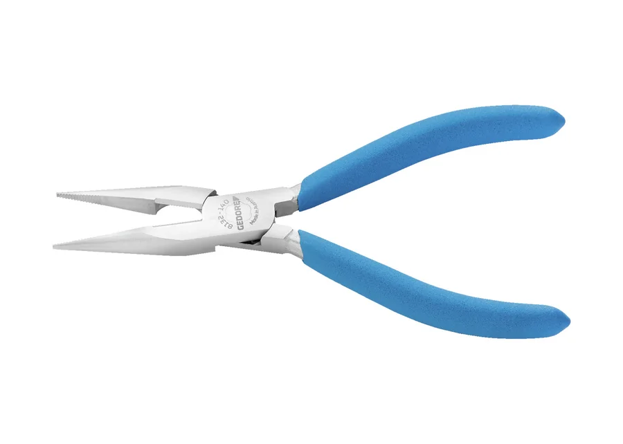 GEDORE straight long-nose pliers with cutter, serrated, product image no. 2