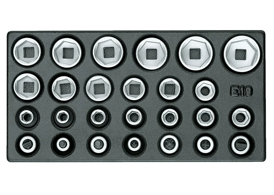GEDORE 1/2" socket set in 1/3 ES module, catalogue image