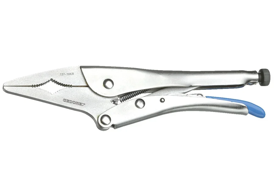 GEDORE locking pliers, long jaws, catalogue image