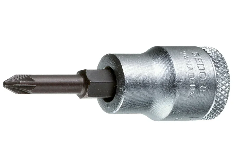 GEDORE 3/8" screwdriver bit socket for PZ cross-head screws, catalogue image no. 1