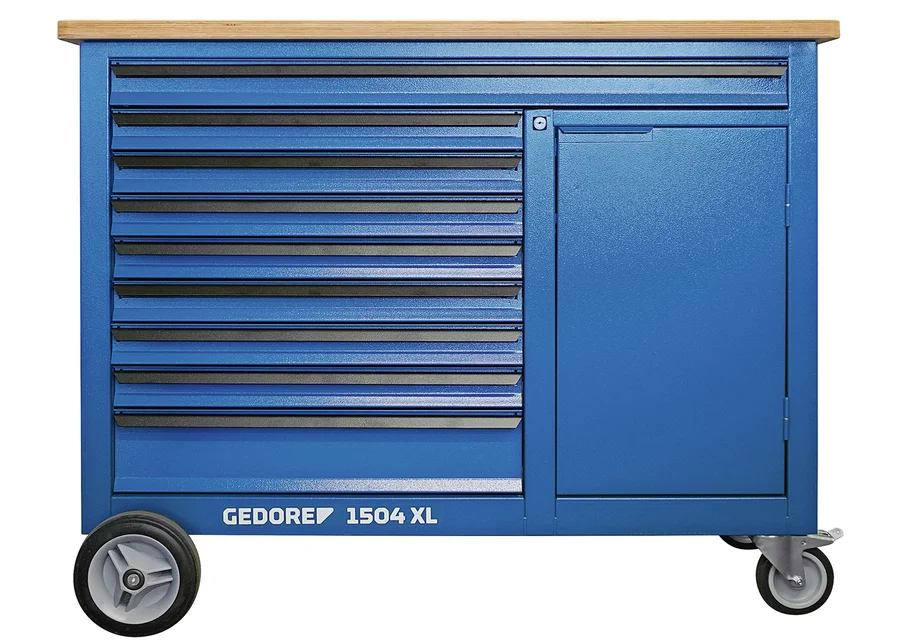 GEDORE extra-wide rolling workbench, product image no. 1