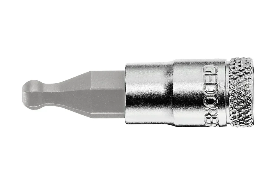 GEDORE 1/4" ball-head screwdriver bit socket for hexagon socket screws, catalogue image no. 2