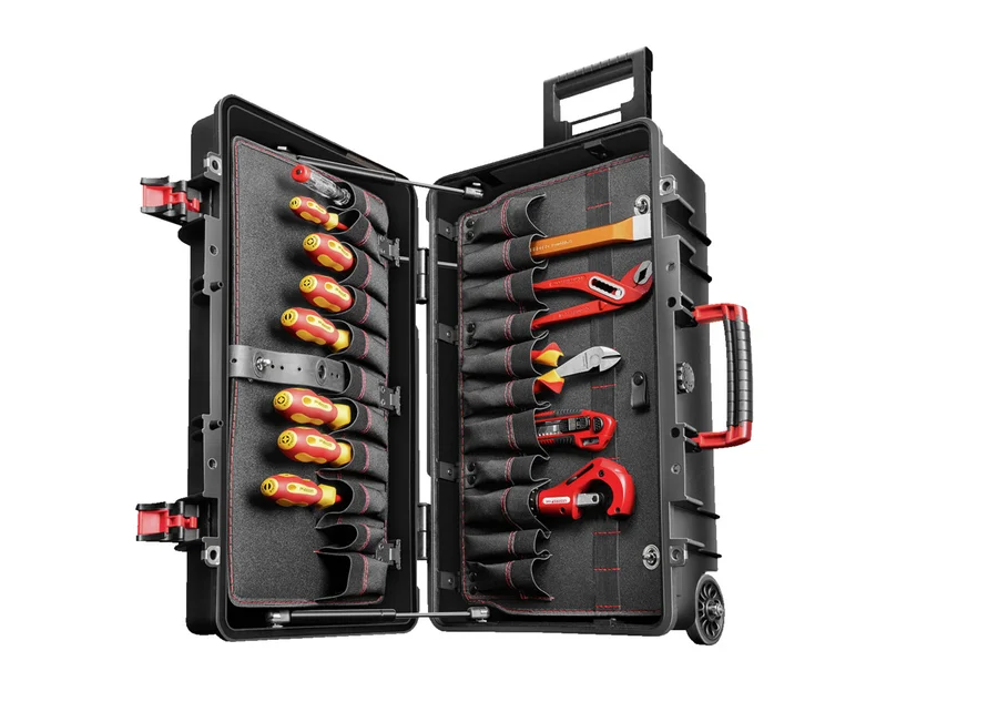 GEDOREred sanitary tool trolley, 72-piece, product image no. 3