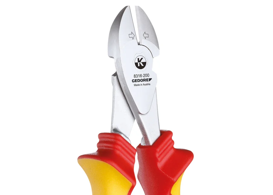 GEDORE VDE heavy-duty diagonal cutter with sleeve insulation, detail image no. 3