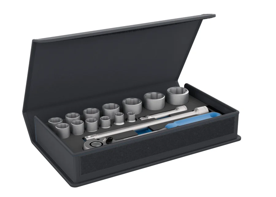 GEDORE Steckschlüssel-Satz 1/2" in Textiltasche, Produktbild