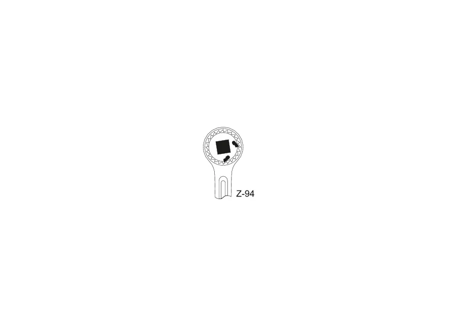 GEDORE 1/2" gear ratchet, detail image