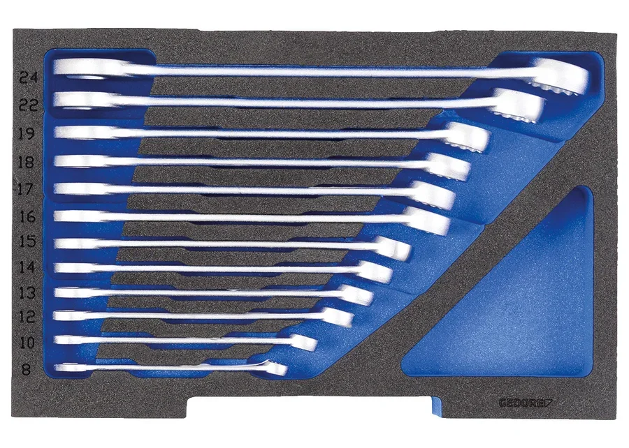 GEDORE 12-piece combination wrench set in 1/2 L-BOXX® 136 module, catalogue image
