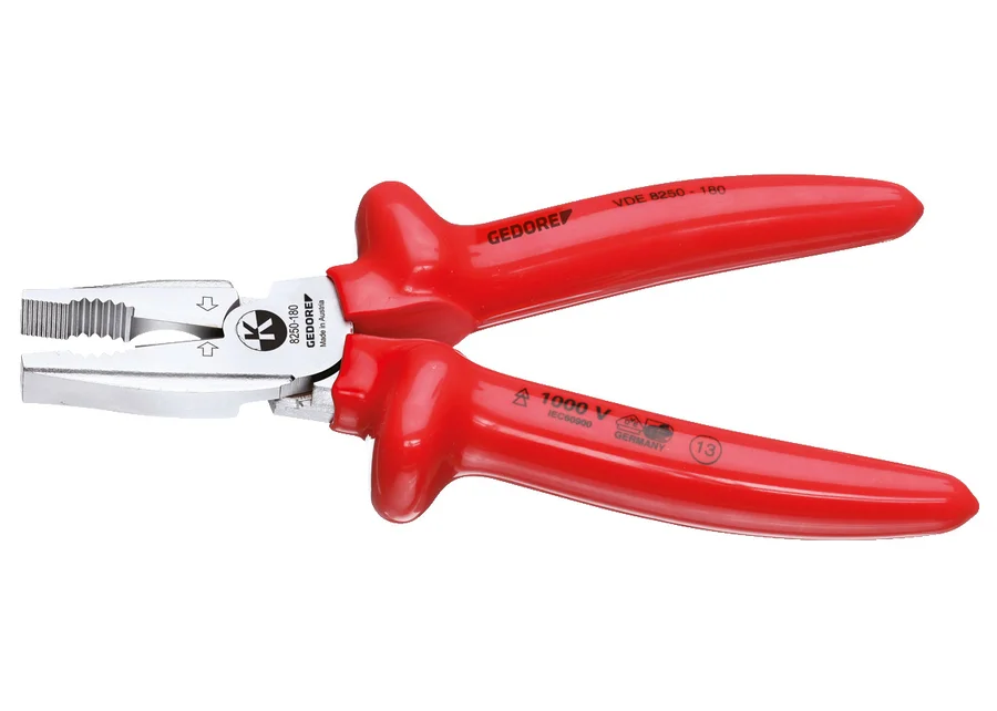 GEDORE VDE heavy-duty combination pliers with dipped insulation, product image no. 2