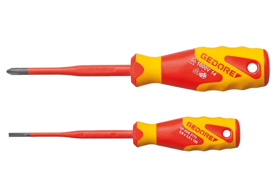 GEDORE 2-piece SLIM DRIVE VDE screwdriver set, catalog image