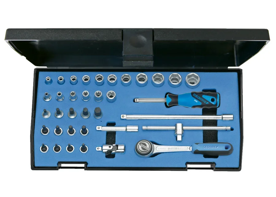 GEDORE 1/4" 36-piece socket wrench set, catalogue image