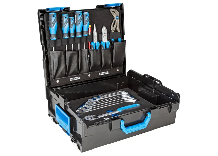 GEDORE STARTER 30-piece tool assortment in GEDORE L-BOXX® 136, catalog image