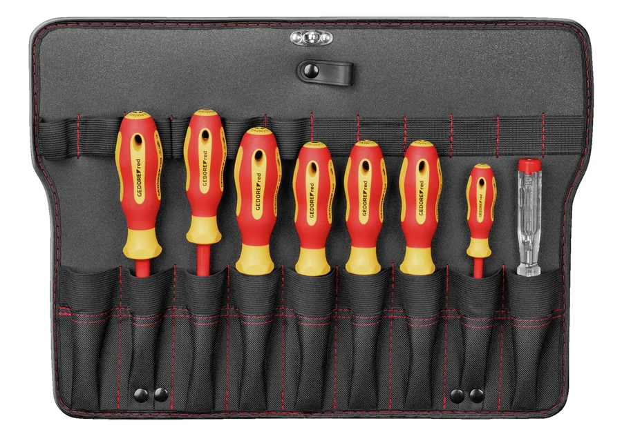 GEDOREred Werkzeugkoffer Elektriker 89-teilig, Produktbild Nummer 5