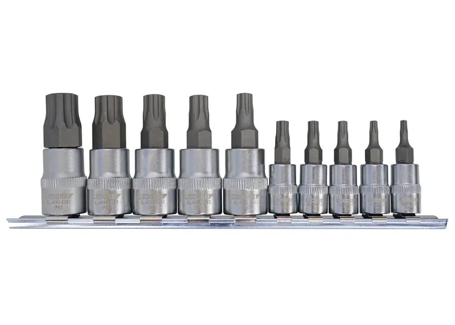 GEDORE Automotive 1/4" + 3/8" TX-Plus screwdriver socket set, 10-piece, catalogue image