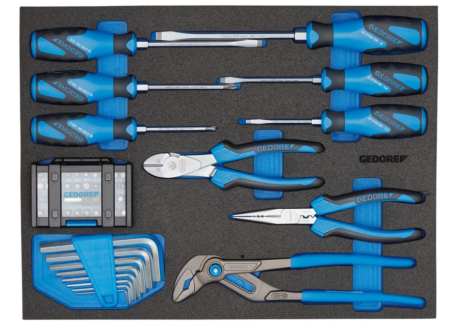 GEDORE WorkMo B2 with 72-piece tool assortment, product image
