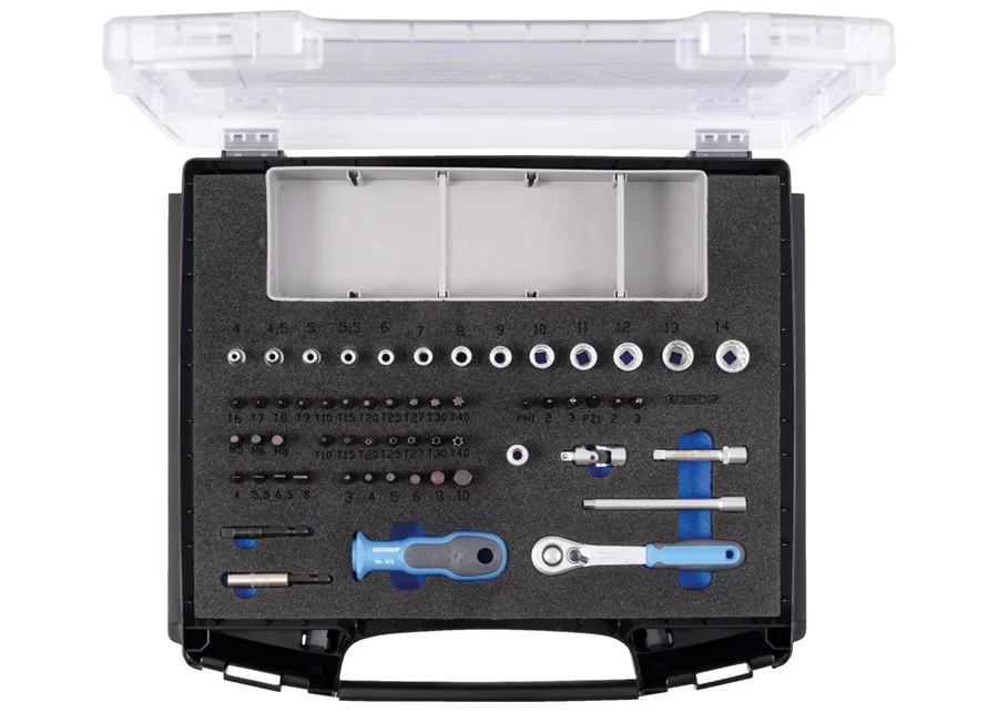GEDORE 58-piece 1/4" socket wrench set in i-BOXX® 72, catalogue image