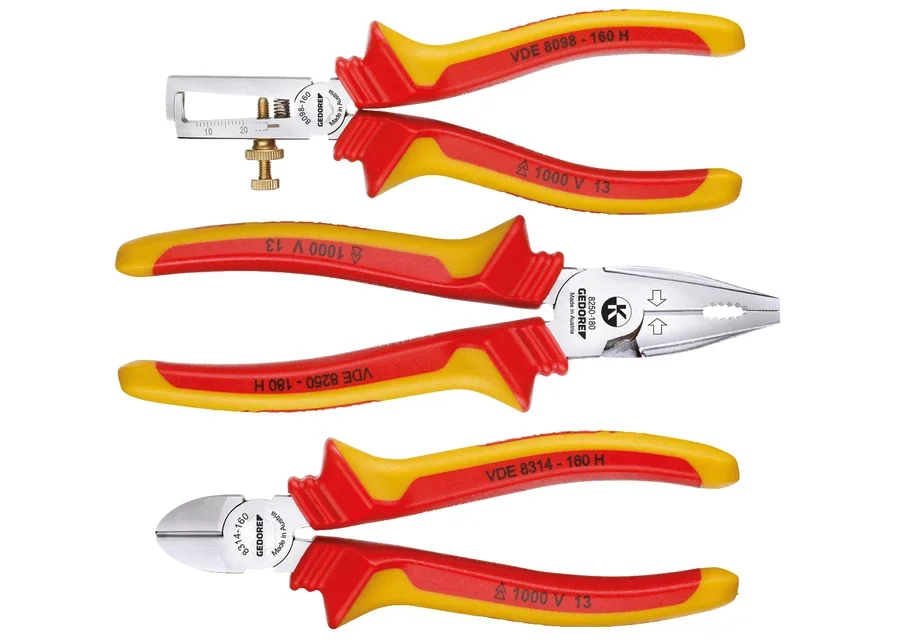 GEDORE 3-piece VDE pliers set, catalog image no. 2