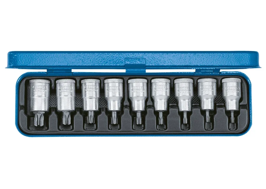 GEDORE 1/2" 9-piece screwdriver bit socket set, catalogue image no. 4