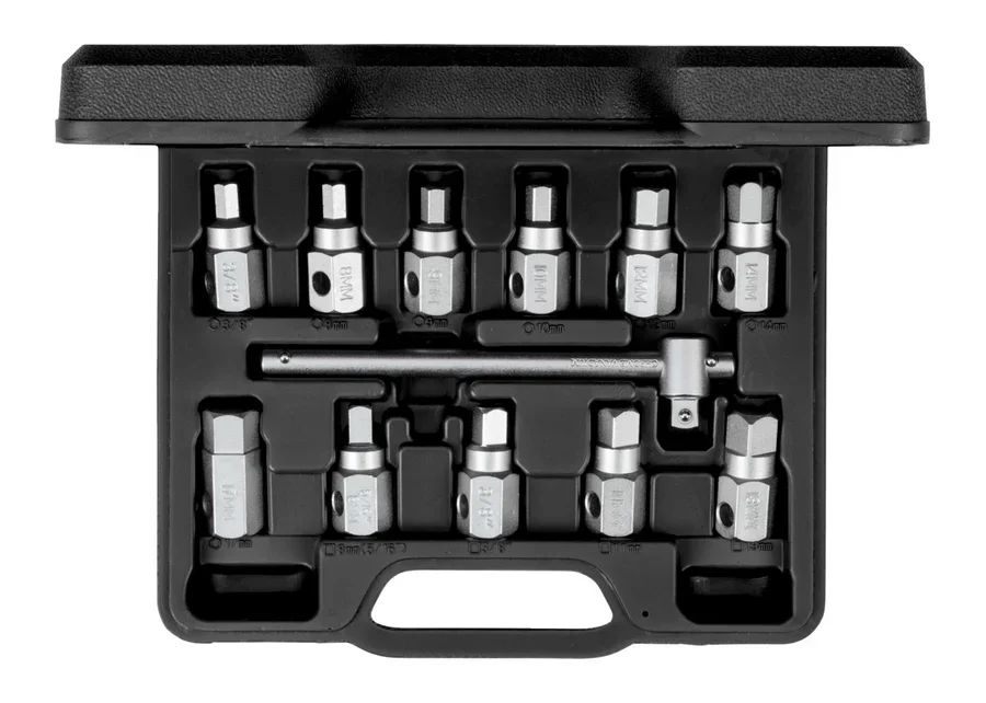 GEDOREred Öldienst-Schlüsselsatz 3/8" 12-teilig, Katalogbild