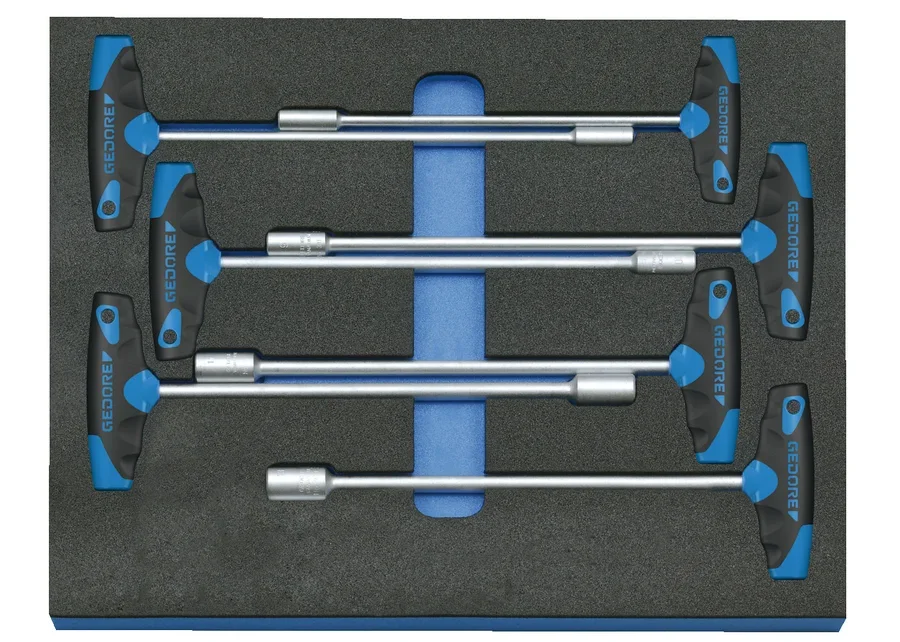 GEDORE socket wrench set in 2/4 Check-Tool module, catalogue image