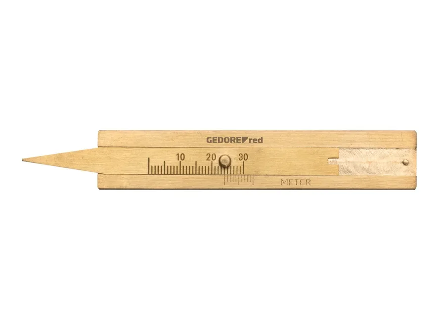 GEDOREred Reifenprofil-Tiefenmesser Messing, Katalogbild Nummer 2