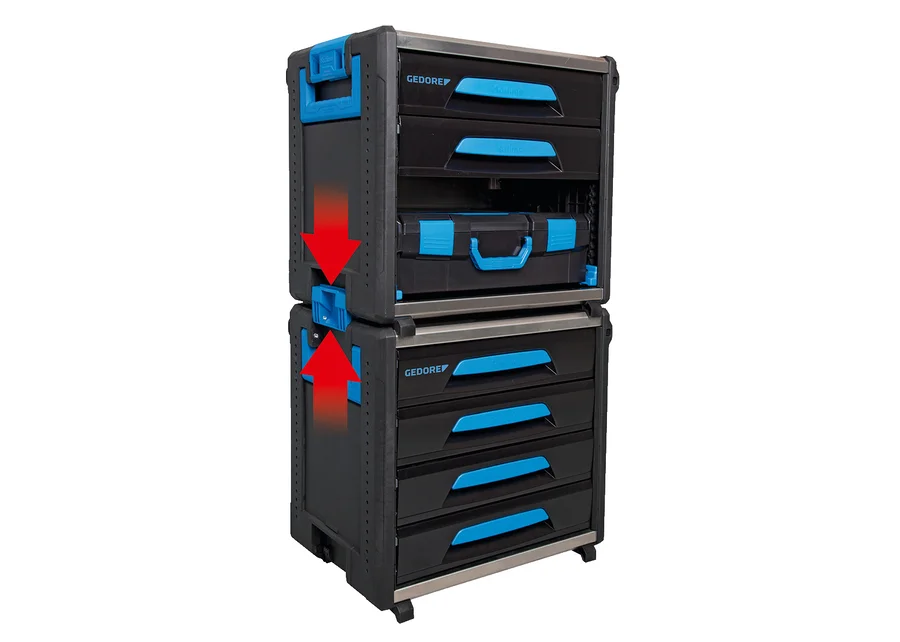 GEDORE WorkMo B2 tool box module, 4 drawers, H6, application image no. 3
