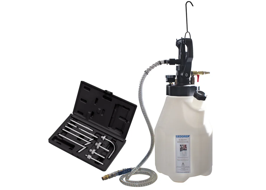 GEDORE Automotive oil pump with container, catalogue image