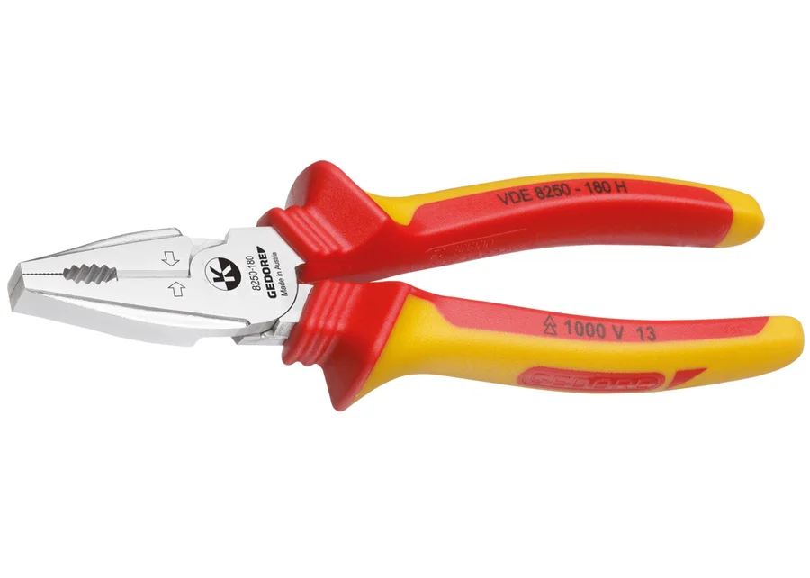 GEDORE VDE heavy-duty combination pliers with sleeve insulation, product image no. 1