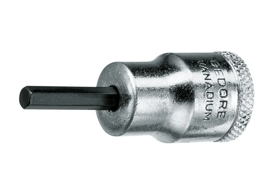 GEDORE 3/8" screwdriver bit socket for hexagon socket screws, catalogue image no. 2