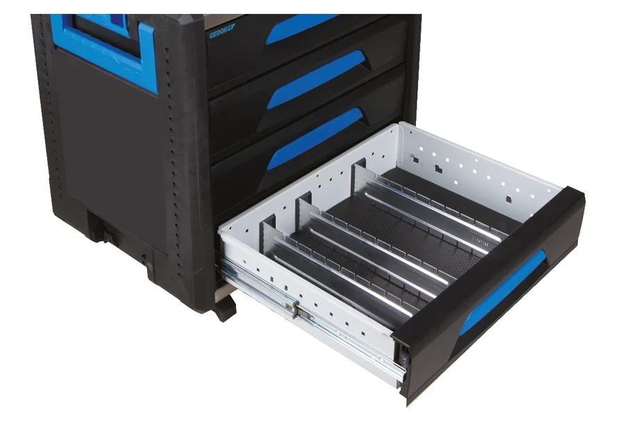 GEDORE divider plate set for WorkMo B2+B3 drawers, application image
