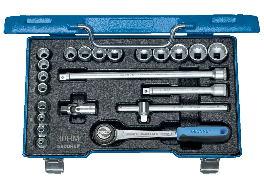 GEDORE Steckschlüssel-Satz 3/8" 22-teilig, Katalogbild Nummer 1