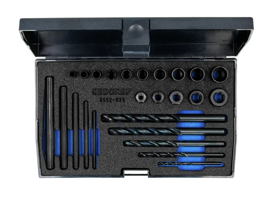 GEDORE 25-piece thread extractor set, catalogue image