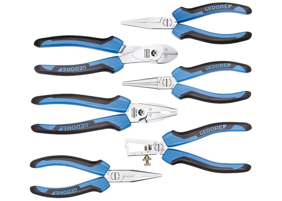 GEDORE 6-piece pliers set, catalog image