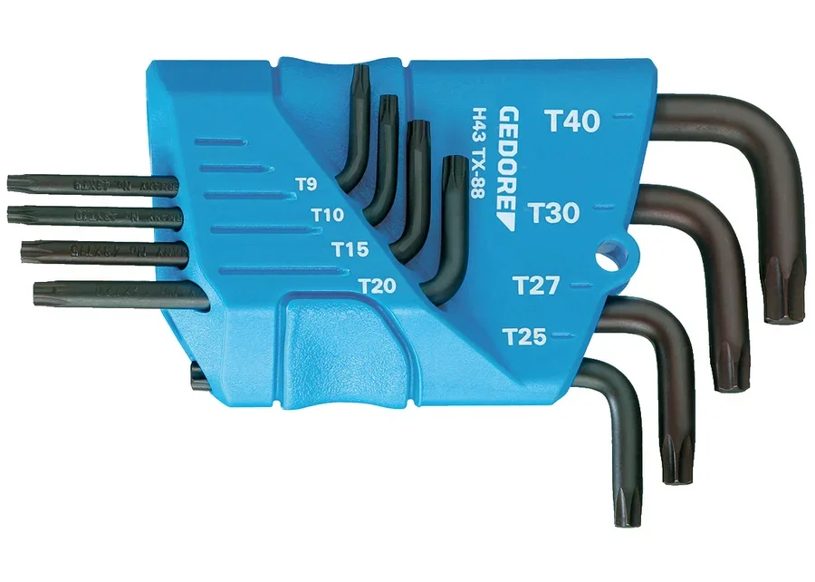 GEDORE angle screwdriver set for internal TX screws, catalog image no. 2
