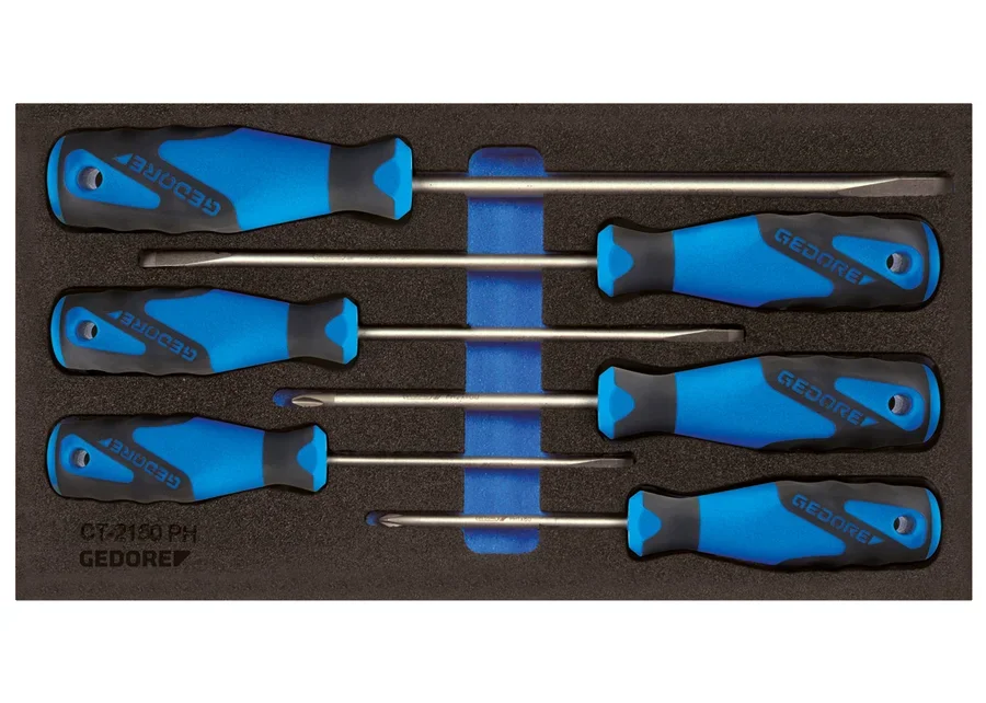 GEDORE screwdriver bit socket set in 1/3 Check-Tool module, catalogue image no. 1