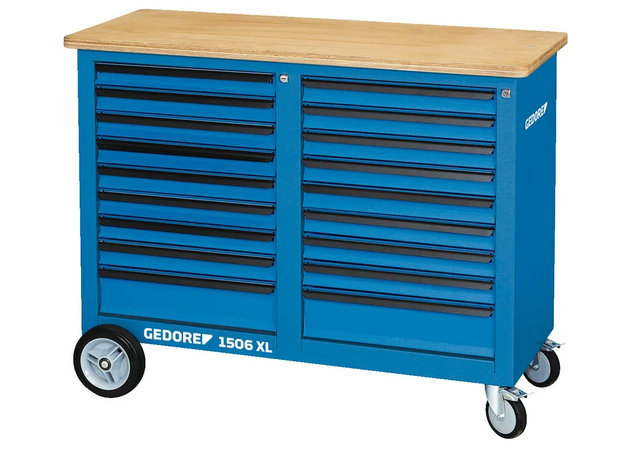GEDORE extra-wide rolling workbench, catalog image no. 2